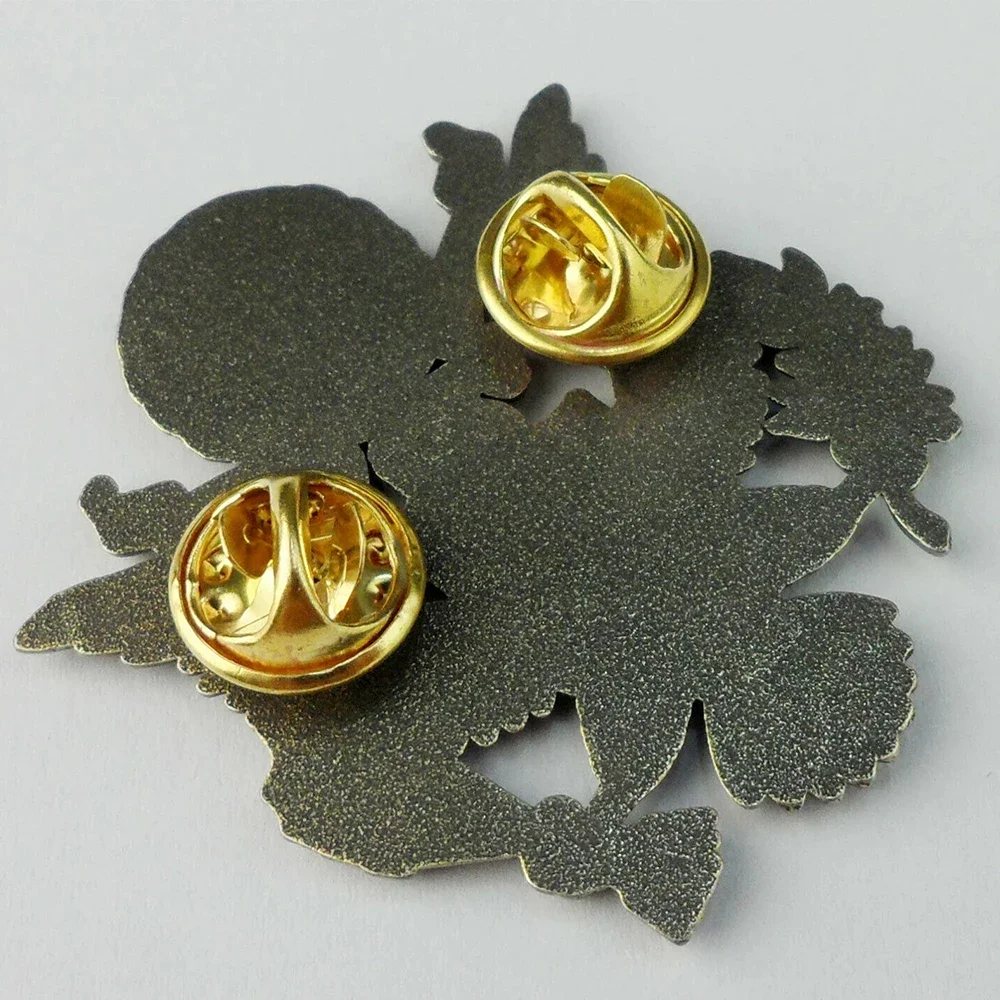 Pin insignia águila presidencial dorada tipo broche militar - imagen 4