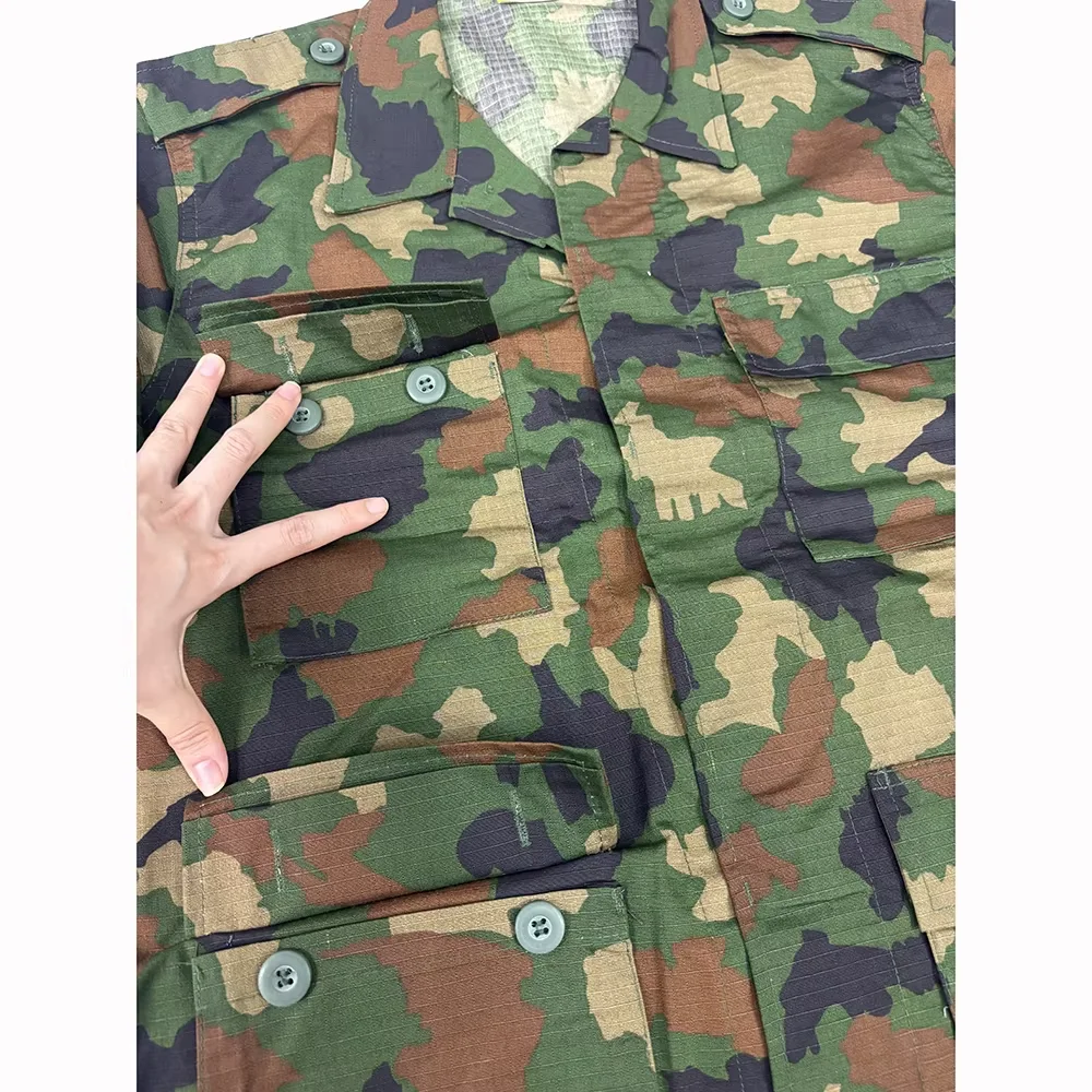 Traje BDU camuflaje militar grueso y transpirable para exteriores - imagen 3