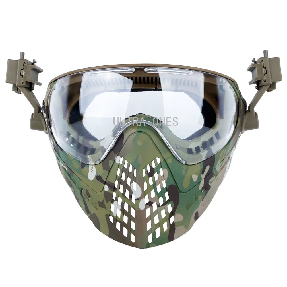 Máscara táctica de cara completa con protección para airsoft - imagen 3