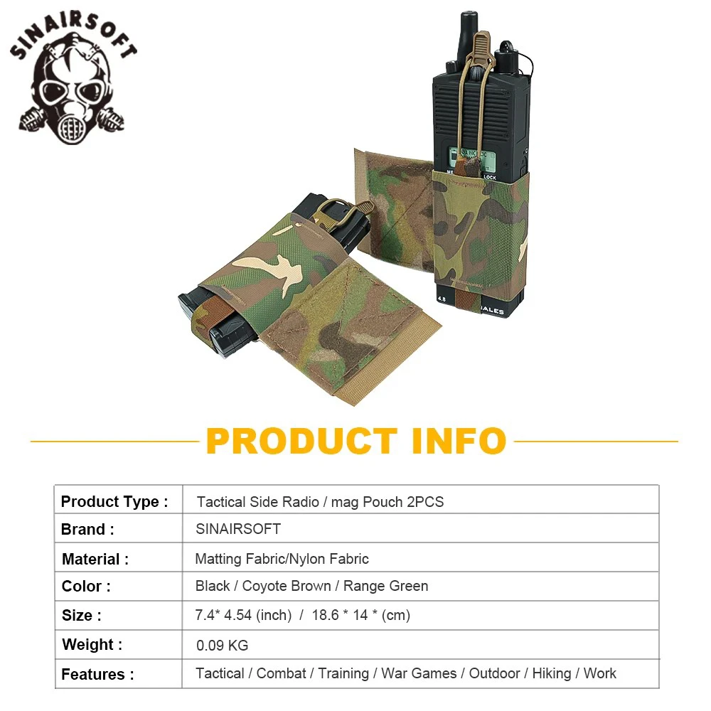 Wingman soporte táctico elástico para radio MBITR y cargadores AR M4 - imagen 3
