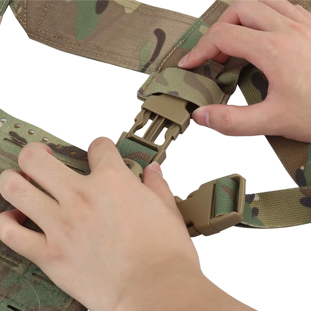 Chaleco táctico MK5 Micro Fight Chassis MKV MOLLE ajustable cargadores - imagen 4