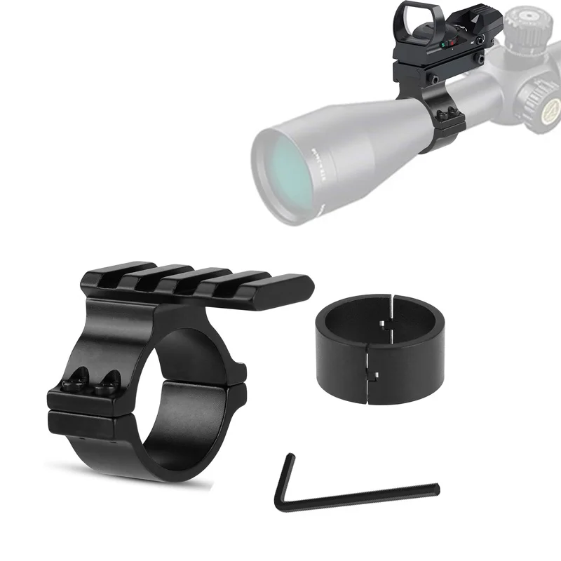 Abrazadera Picatinny táctica para linterna y visor de caza - imagen 5
