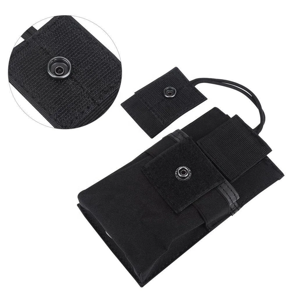 Funda táctica MOLLE para walkie-talkie, soporte cinturón y accesorios - imagen 5