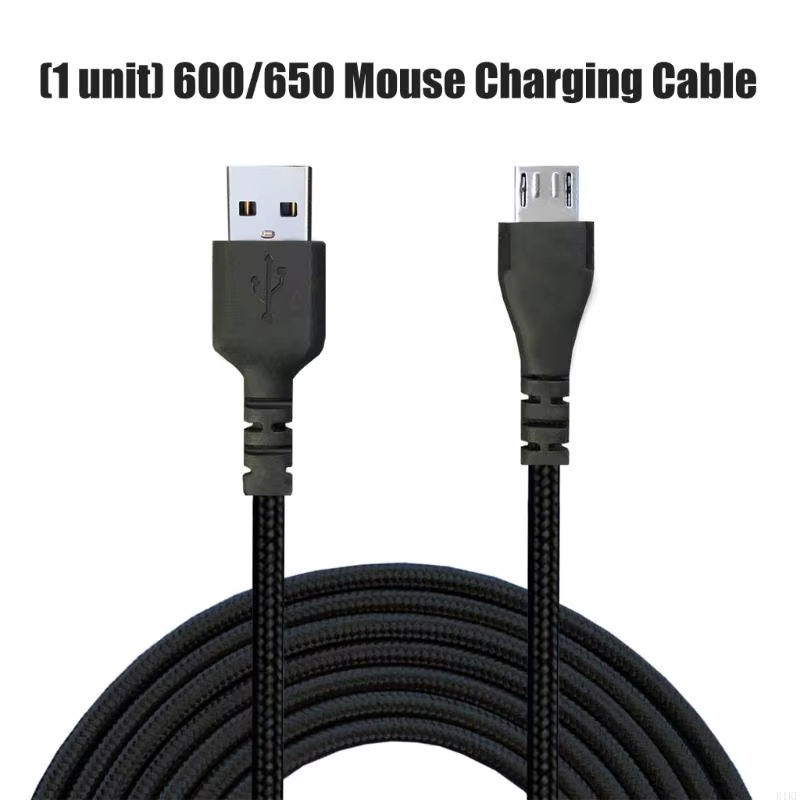 Cable MicroUSB a USB para ratón gaming, PVC, carga rápida - imagen 2