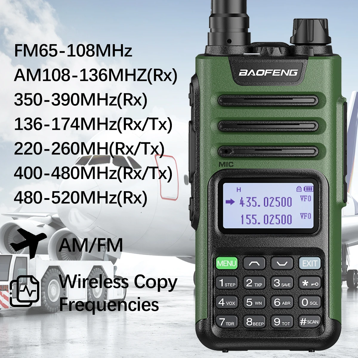 Baofeng M13 Pro walkie talkie HAM UHF/VHF UV para radioaficionados - imagen 4