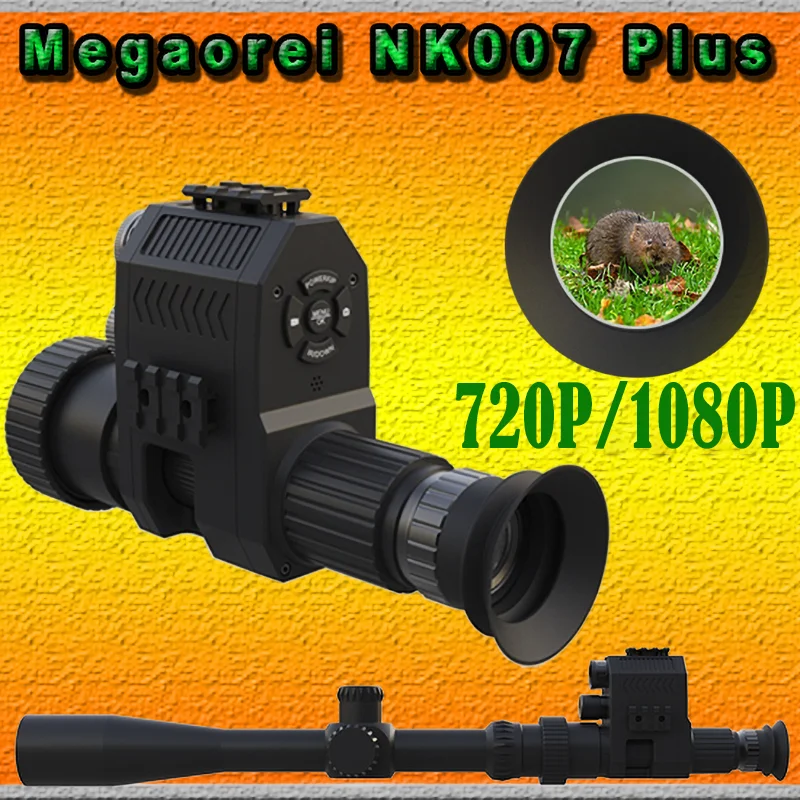 Monocular de visión nocturna con grabación foto y vídeo recargable