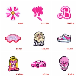 Parche bordado decorativo rosa para ropa y bolsos – Insignia para coser