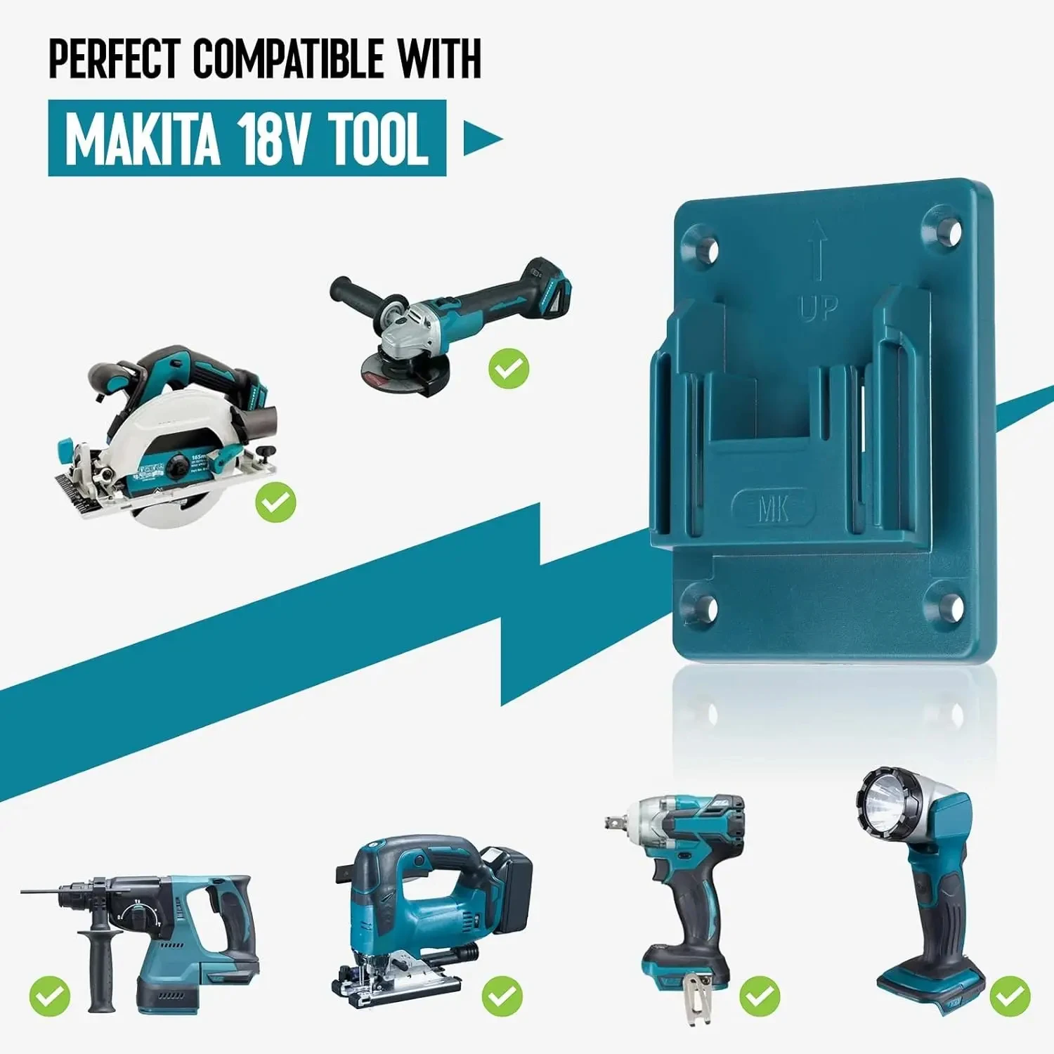 Soporte pared baterías Bosch Makita herramientas eléctricas - imagen 3