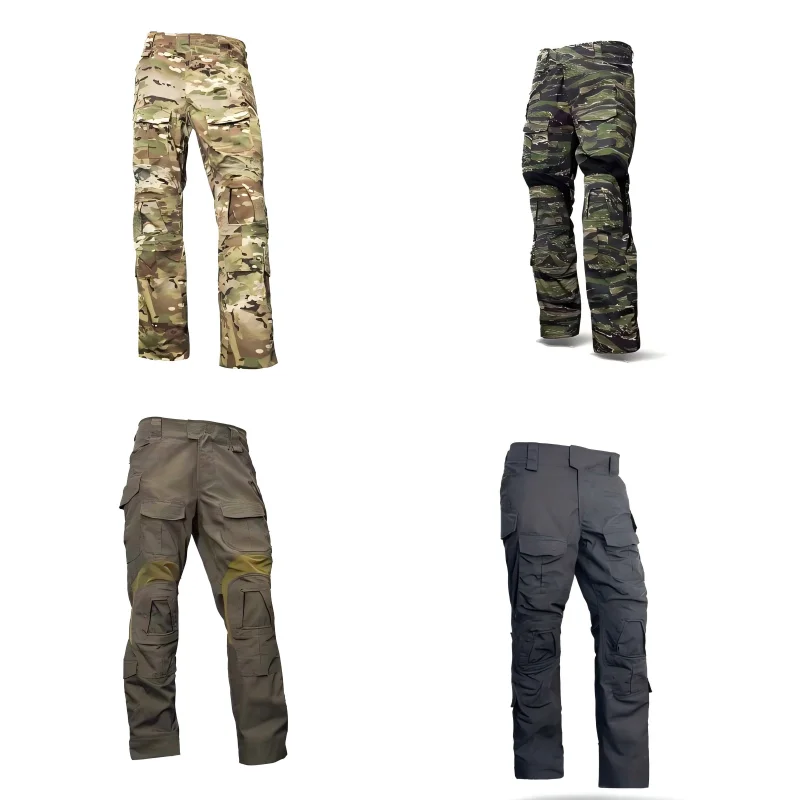 Pantalones tácticos G3 de combate en algodón y poliéster camuflaje - imagen 4