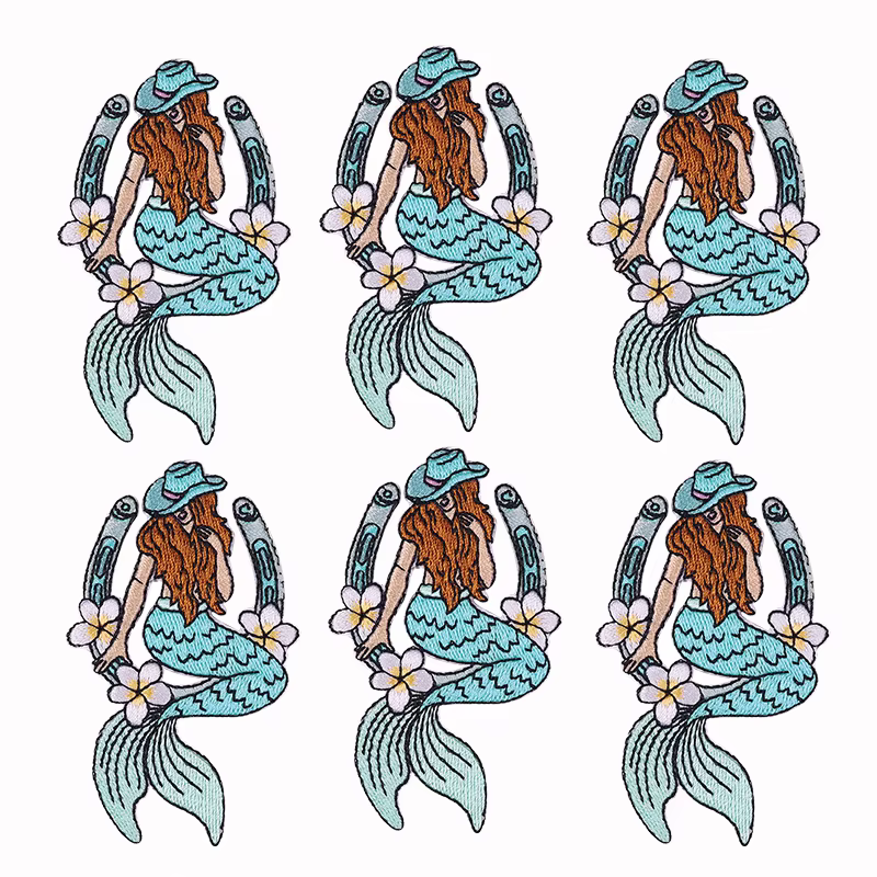 Colección de parches con distintos diseños