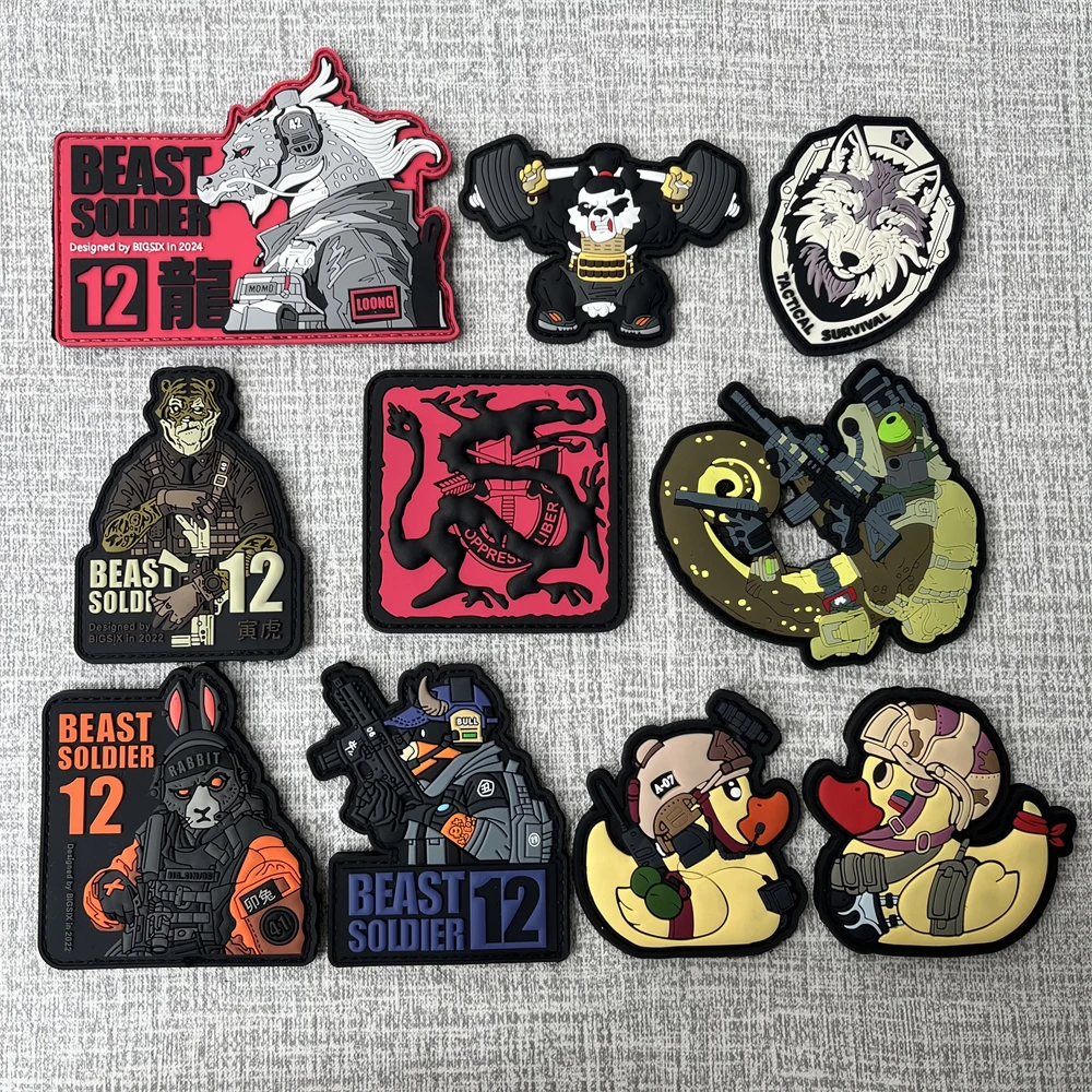 Parche moral Legión Animal – Táctico PVC velcro para mochila