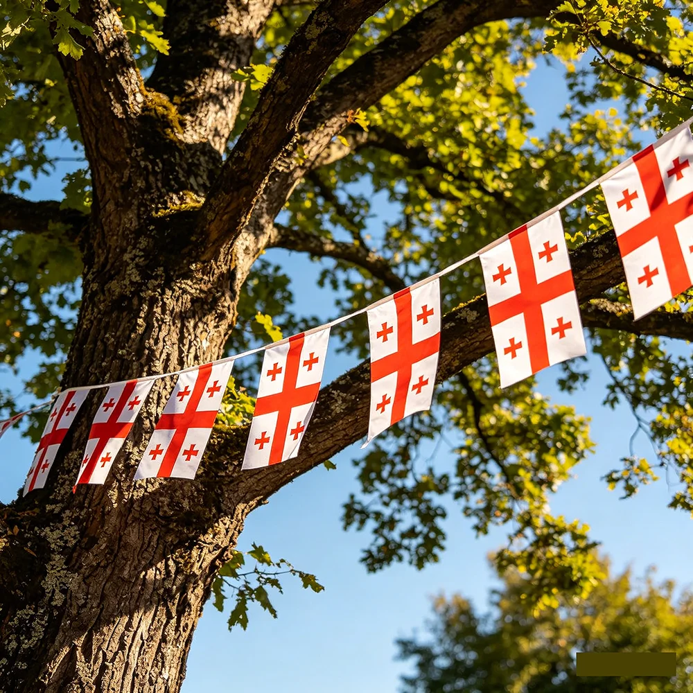 Banderín poliéster Georgia para pancarta y decoración fiestas - imagen 4