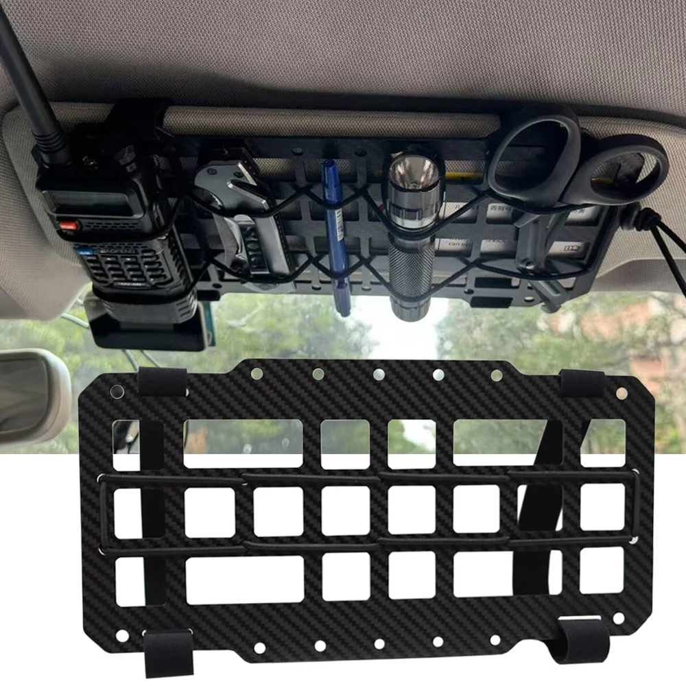Panel Molle rígido de fibra de carbono para visera