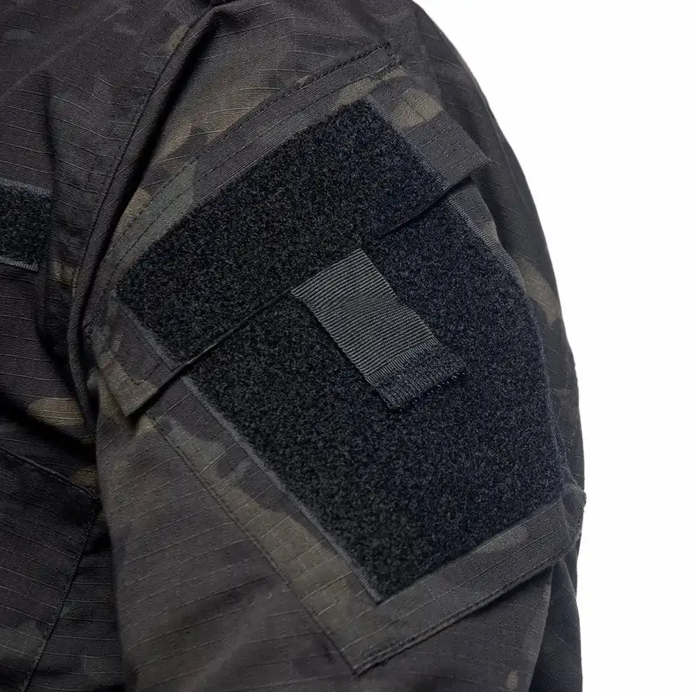 CP Conjunto Uniforme Negro Multicam Táctico Hombre Deportivo - imagen 2