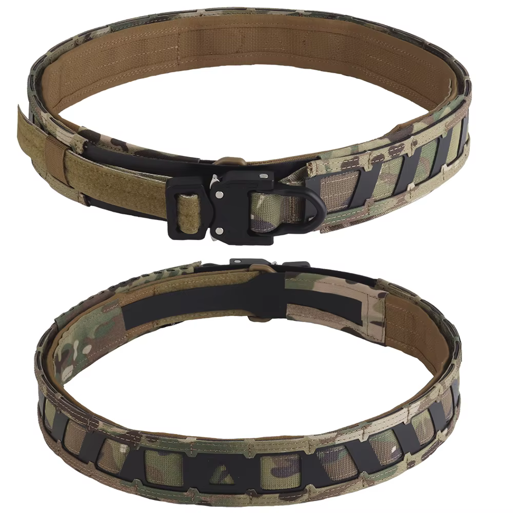 Cinturón táctico MOLLE magnético verde Ranger Green para airsoft - imagen 2