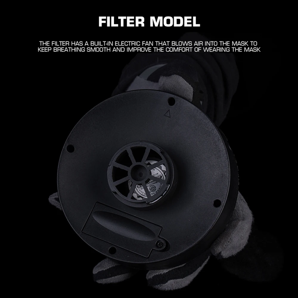M53 Máscara respiratoria táctica completa sin ventilador para airsoft - imagen 2