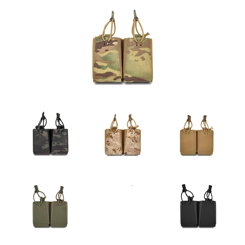 Funda Molle Cargador 556/762 Táctica 500D con Portaplacas Doble - imagen 4