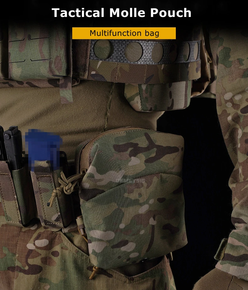 Bolsa táctica compacta con sistema MOLLE