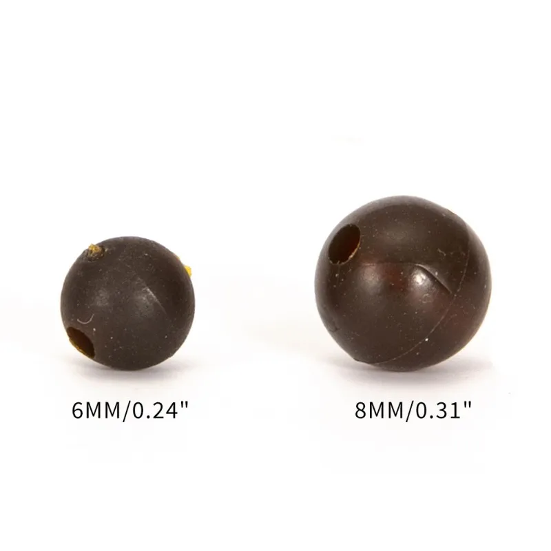 Cuentas de silicona para pesca - 6mm y 8mm