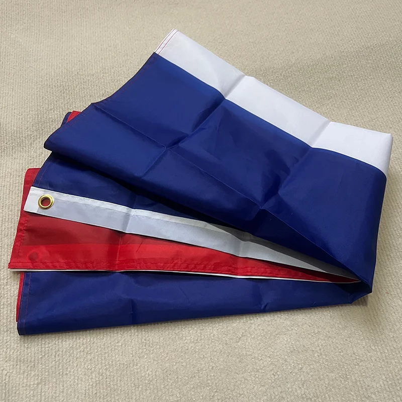 Bandera francesa de poliéster azul, blanco y rojo para exterior - imagen 5