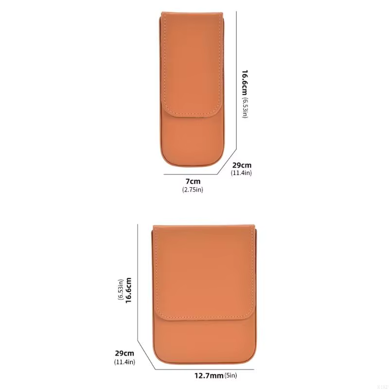 Estuche bolígrafo práctico de cuero PU con ranuras para EDC diario - imagen 3