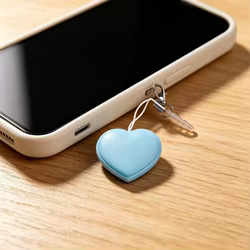 Limpiador pantalla móvil colgante corazón, abalorio de limpieza