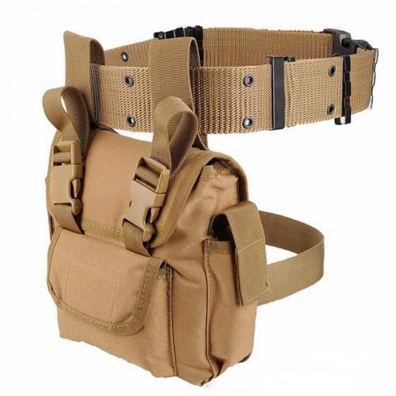 Riñonera táctica ajustable para pierna EDC senderismo y caza - imagen 4