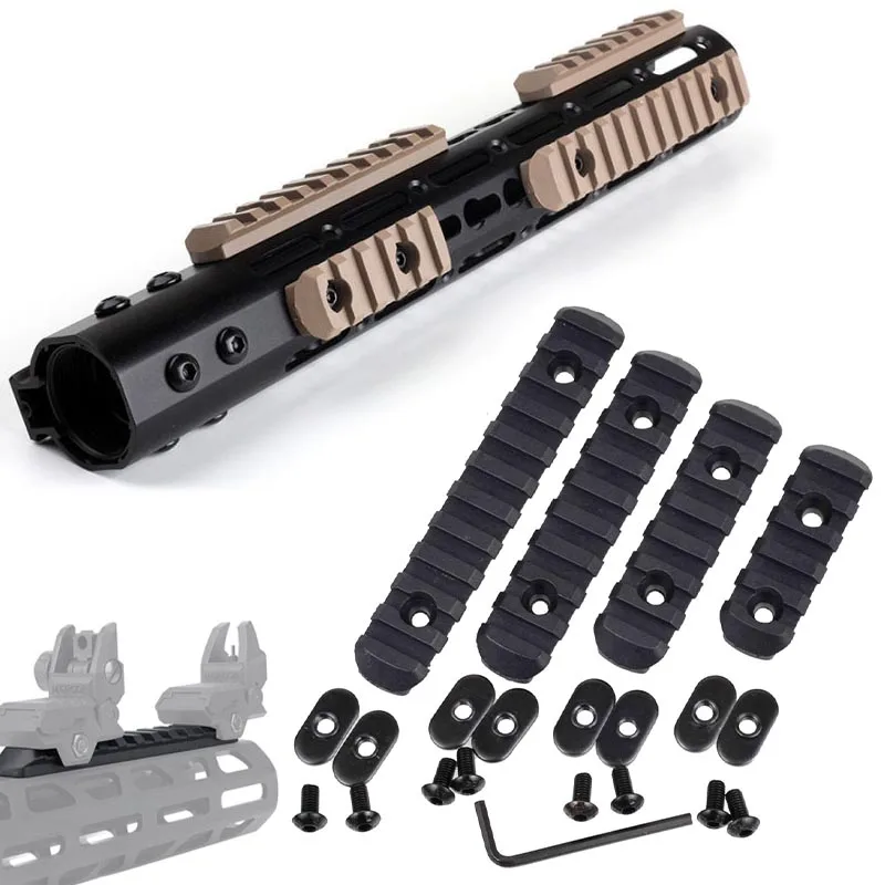 MOE Tacitical riel Picatinny M-Lok KeyMod de polímero Airsoft - imagen 5