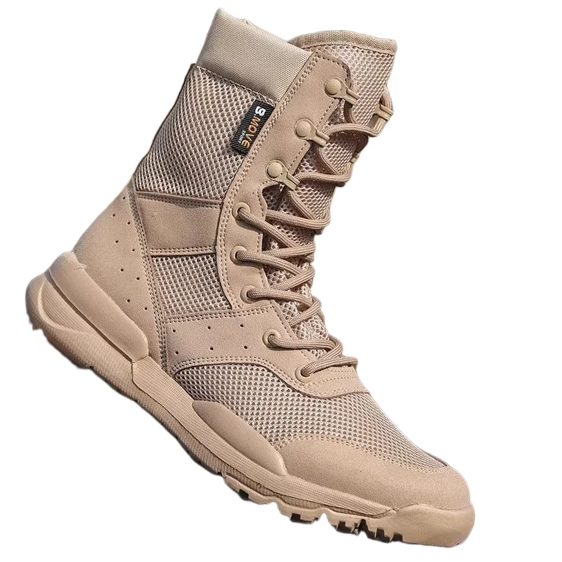 Botas tácticas ultraligeras transpirables de senderismo de verano - imagen 3