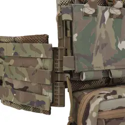 LV119 OTB chaleco portaplacas táctico de malla MOLLE