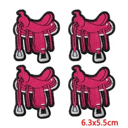 Parches bordados vaquero del oeste calavera y cactus termoadhesivos