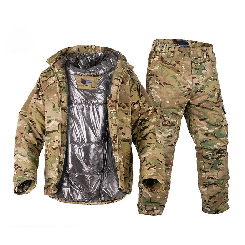Chaqueta táctica algodón retrorreflex resistente al frío