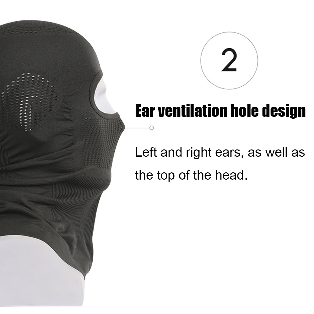 Pasamontañas elástico impermeable con protección UV táctico - imagen 4
