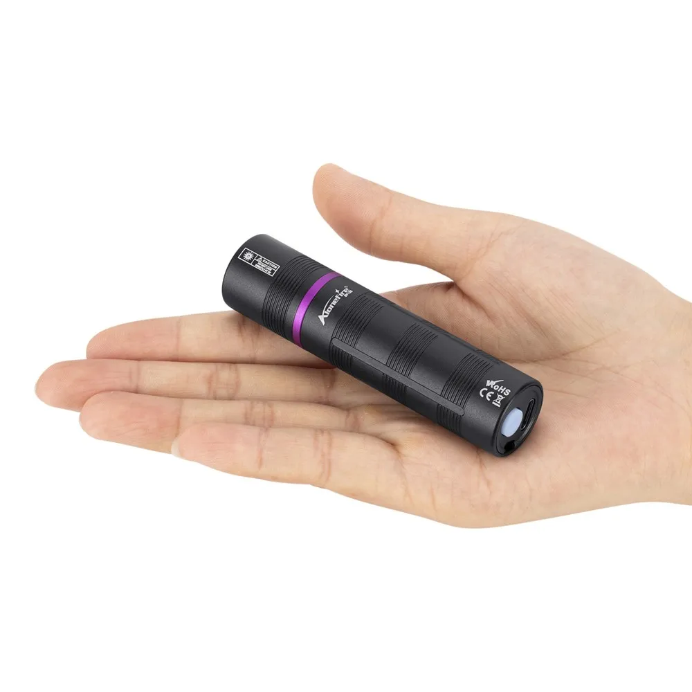 Linterna luz negra UV recargable USB para detección de fluidos - imagen 4