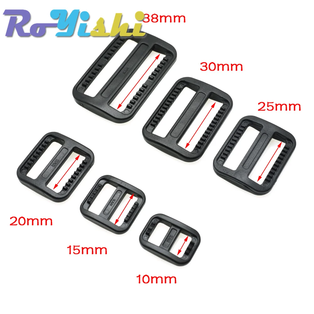 Hebilla rápida triple negra ajustable – Táctica para correa - imagen 2