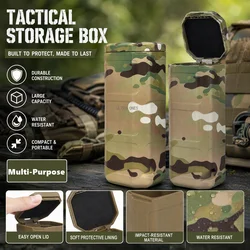 Estuche táctico hermético resistente a golpes para gafas