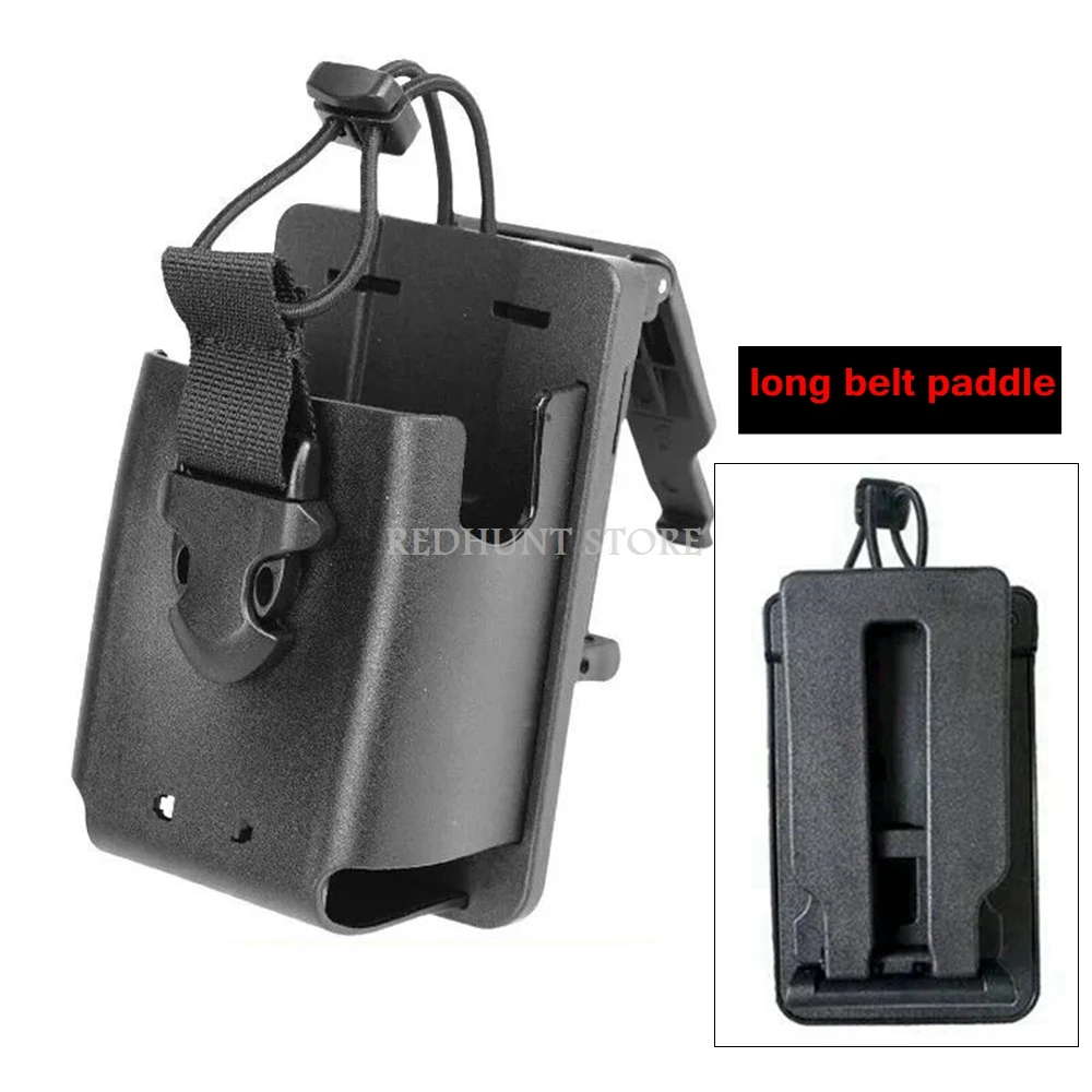 Bolsa para walkie talkie en uso práctico