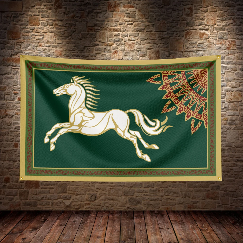 Bandera del Reino de Rohan para decoración de interior - imagen 5
