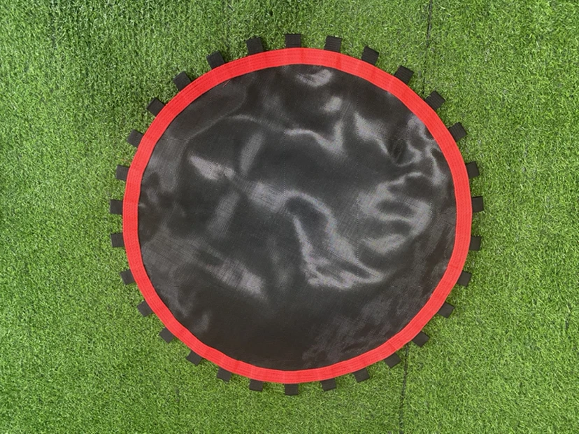 Alfombra de trampolín colocada