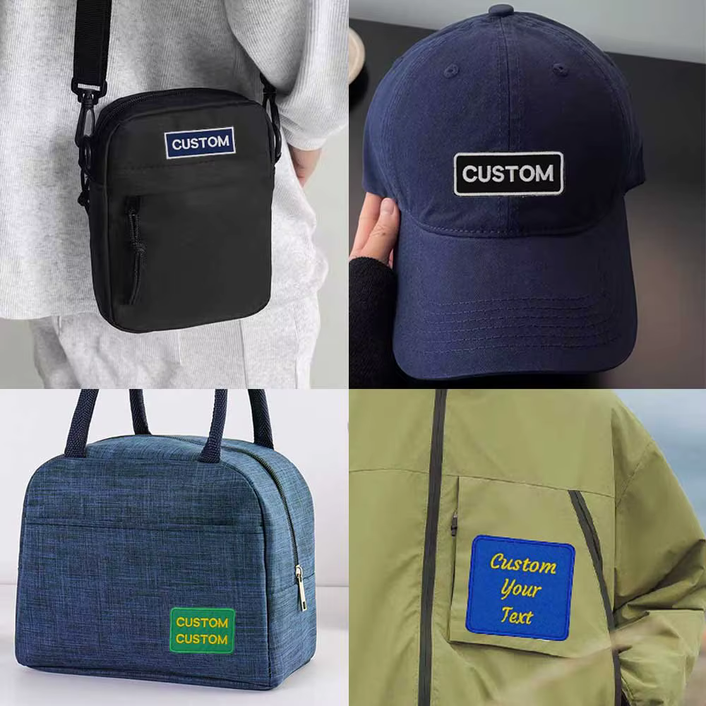 Parche bordado personalizado nombre termoadhesivo gancho-bucle coser - imagen 4