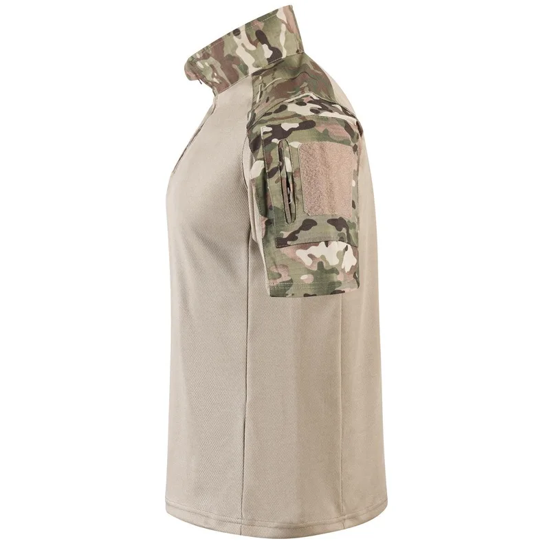 Camiseta táctica camuflaje secado rápido manga corta para hombre - imagen 3