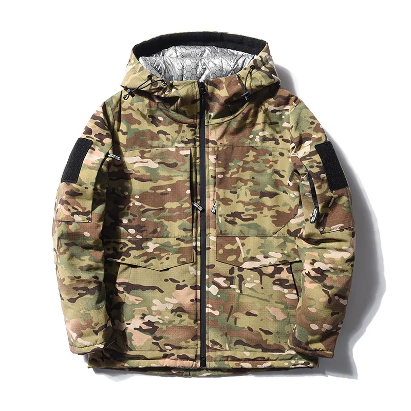 Chaqueta táctica camuflaje algodón corta resistente al viento