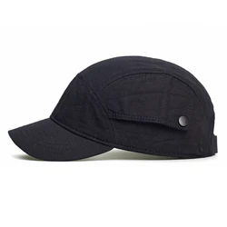 Gorra béisbol algodón ala corta perfil bajo ajustable