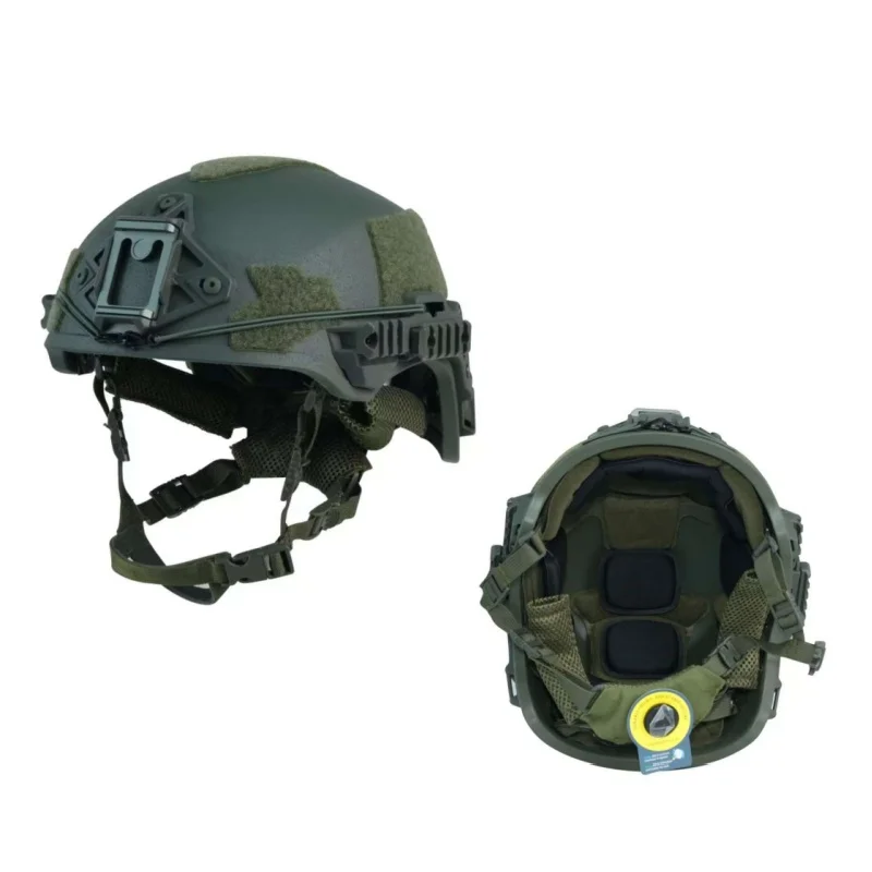 Detalles del casco táctico y su diseño