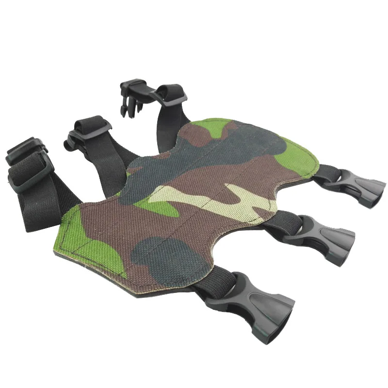 Protector de brazo tiro con arco camuflaje ajustable con correas - imagen 4