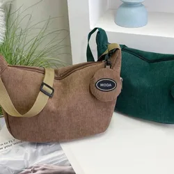 Bolso bandolera terciopelo mujer gran capacidad para trabajo diario
