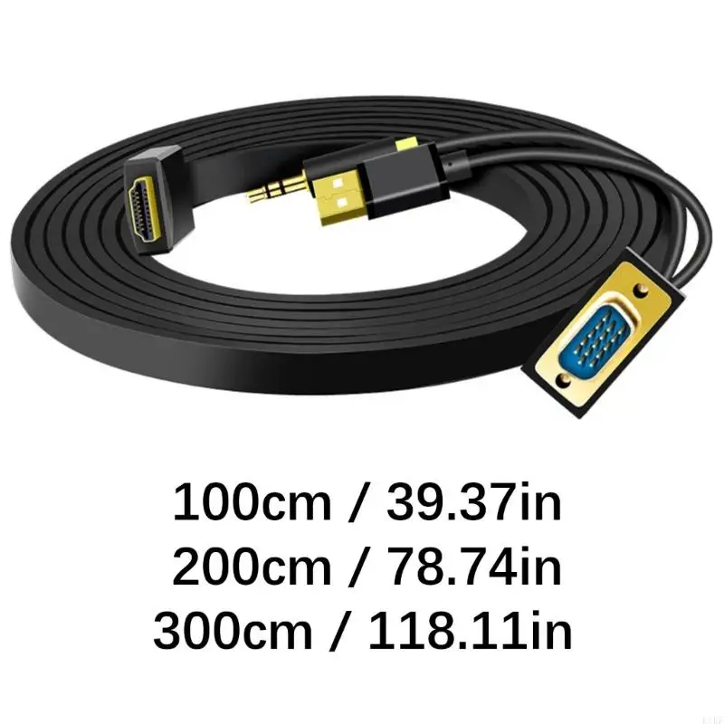 Opciones de longitud del cable para distintas distancias
