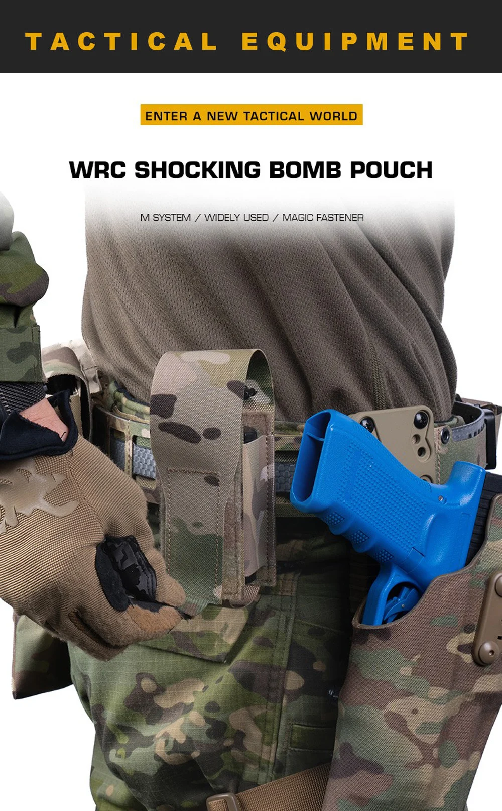 Bolsa táctica WRC para granadas de choque y accesorios molle