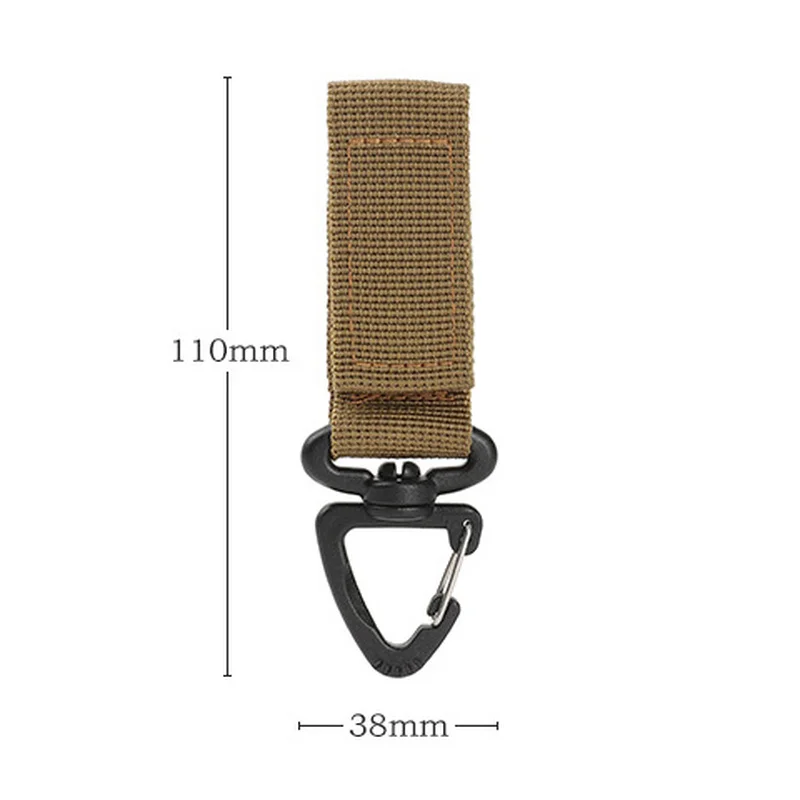 Mosquetón Molle de nailon para mochila táctica y escalada - imagen 5