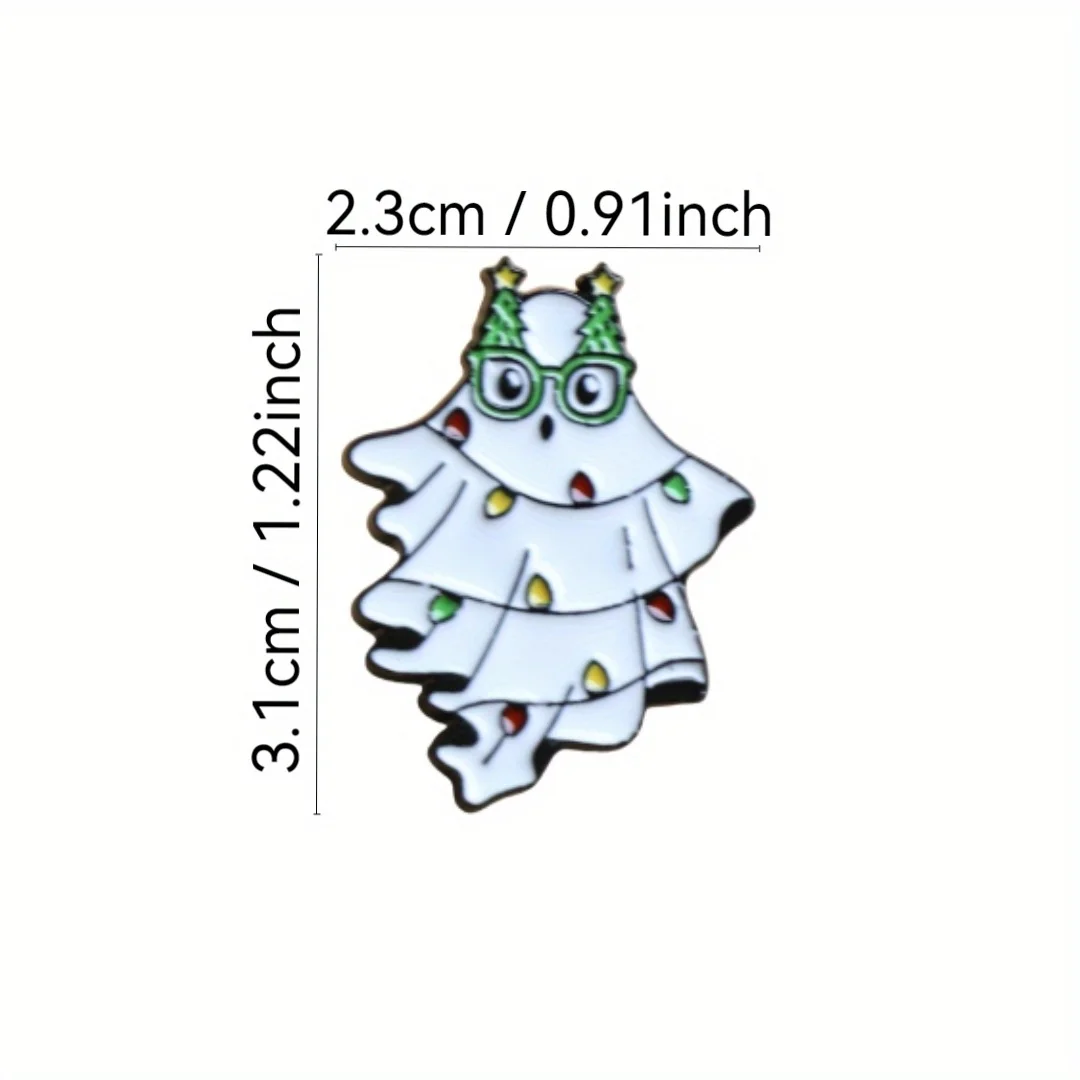 Broche táctico metálico fantasma para mochila y chaqueta